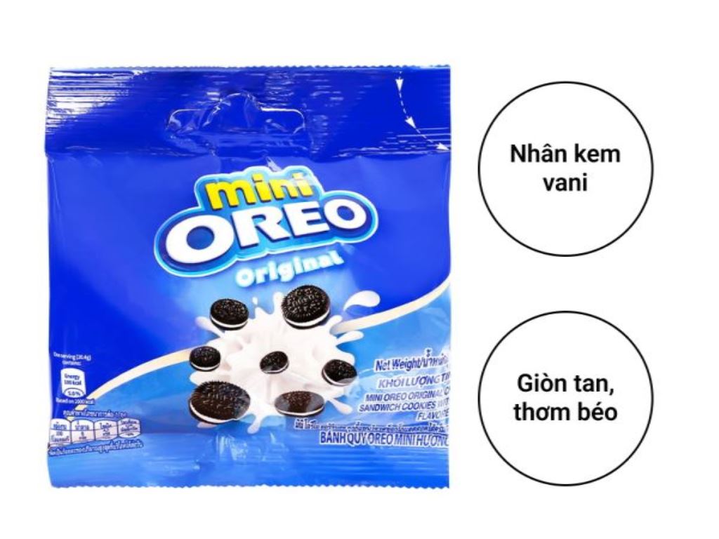 Bánh quy sôcôla OREO mini 204g - CTY BÁT MUỘI