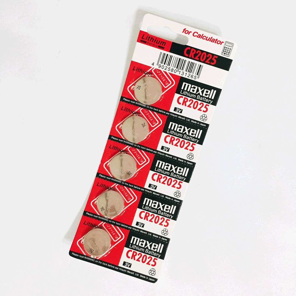 Combo 2 viên pin Cr2025, pin Cmos Maxell lithium 3V