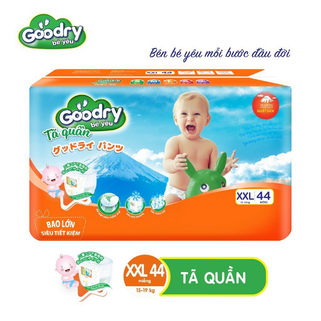 [HCM]Tã quần goodry đủ size ( M60 / L54 / XL48 / XXL44 ) miếng