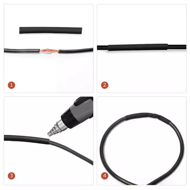 [HCM]10 mét ống gen co nhiệt phi 3mm màu vàng.