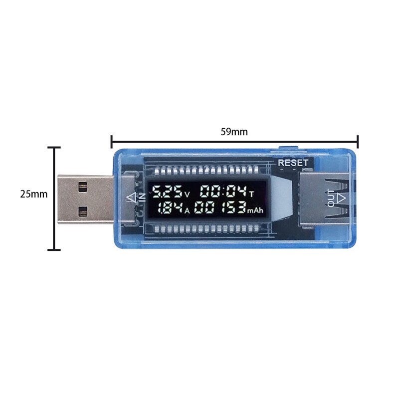 Voltage Meters Current Voltage Capacity Battery Tester USB Volt Current Voltage Doctor Charger Capacity Tester Meter Power Bank