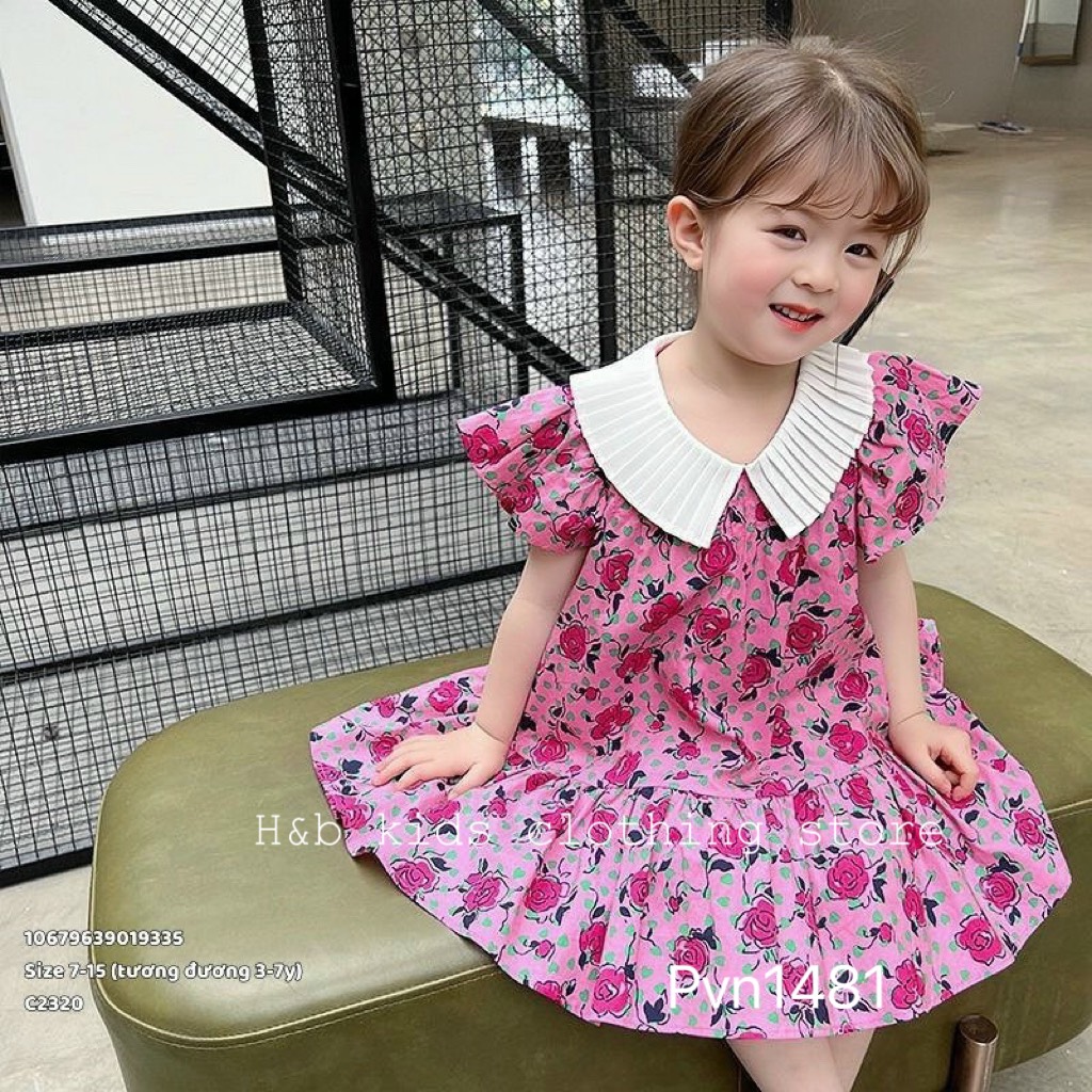 váy cánh tiên vải thô mềm cho bé từ 8kg đến 20kg