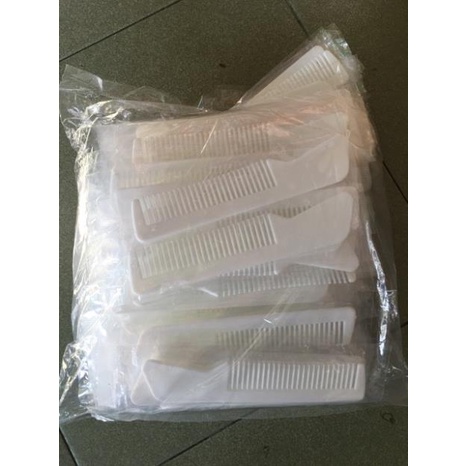 100 Lược mini khách sạn màu trắng nhỏ (bịch 100 cái)