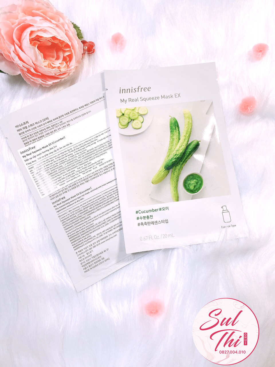 Combo 13 Mặt nạ Innisfree My Real Squeeze Mask EX Mix