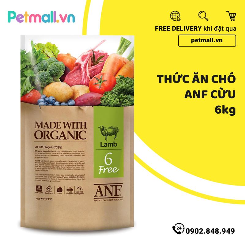 Thức ăn chó ANF Cừu 6kg - Lamb