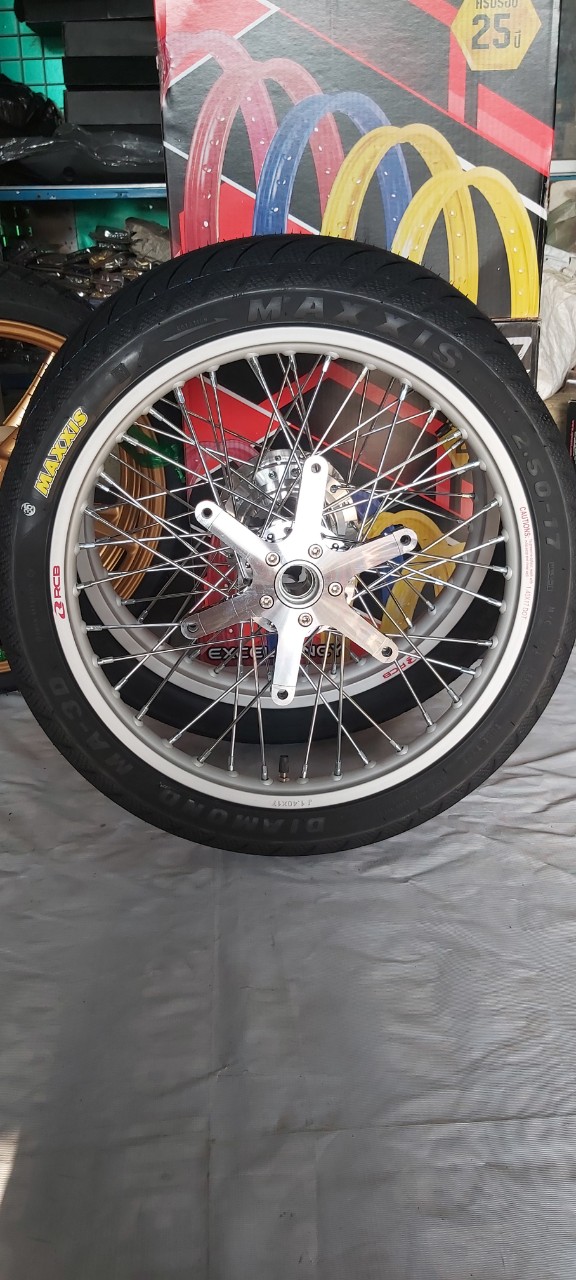 [HCM]BỘ BÁNH CĂM SONIC NIỀNG RCB FULL VỎ RUỘT MAXXIS ĐÙM MẠ CROM GẮN NHƯ ZIN