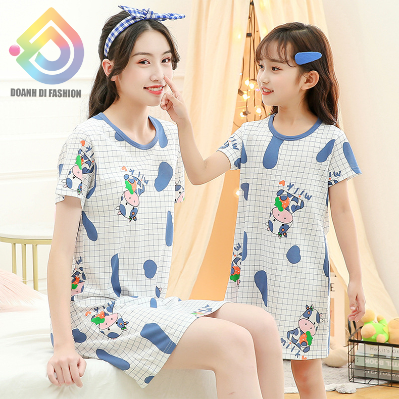 Váy Cho Bé và Mẹ, Váy Ngủ, Đầm Suông