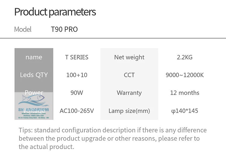 [HOÀN TIỀN 10%]ĐÈN LED RỌI RGB T90 PRO 90W (BẢN APP)