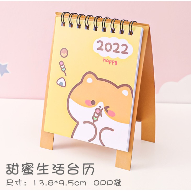 Lịch Để Bàn Mini 2022 Đa Năng Dễ Thương Cho Học Sinh