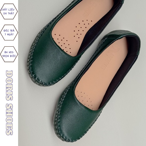 Giày Búp Bê Đế Bệt DORIS DR009, Da Bò Thật Siêu Êm - CÓ BẢO HÀNH