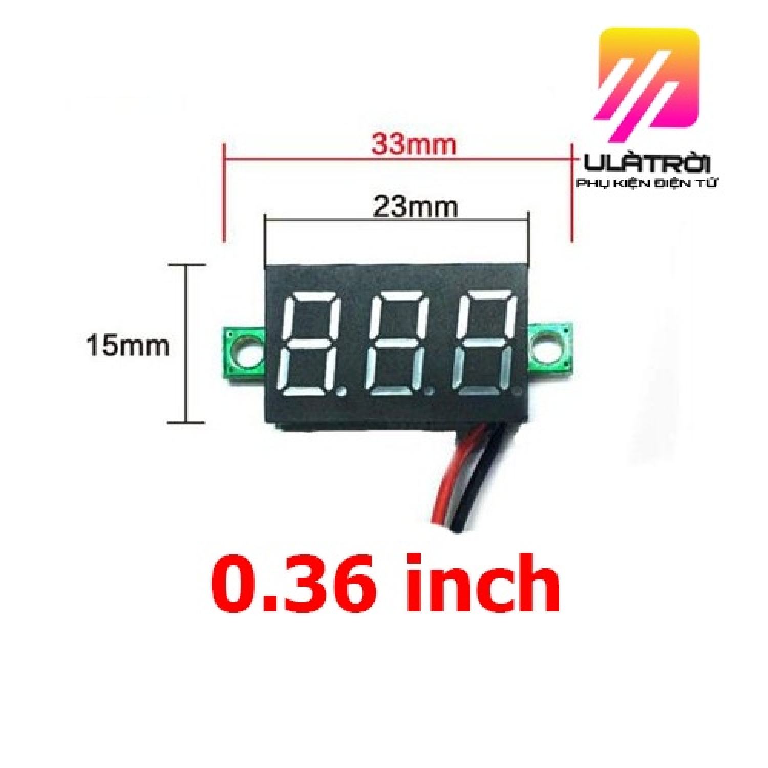 Vôn kế DC màn hình led kỹ thuật số