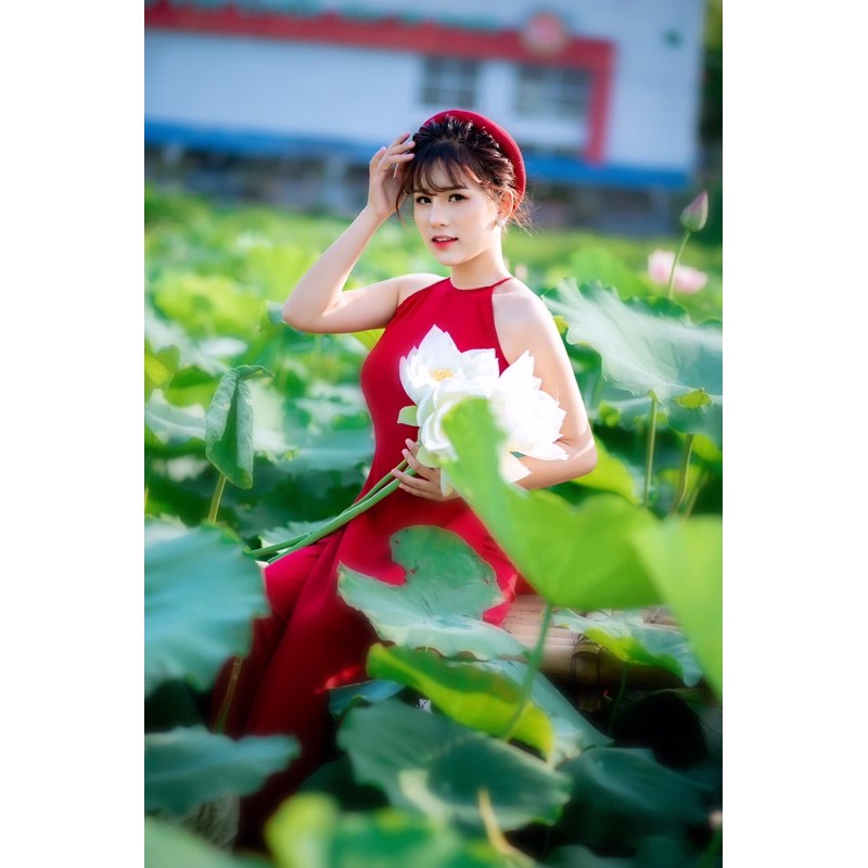 [Tặng kèm mấn] BỘ ÁO DÀI CỔ YẾM [giá tận xưởng]