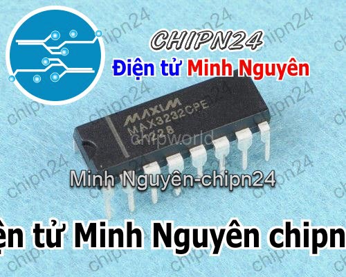 [3 con] (DIP) IC MAX3232 DIP-16 (MAX3232CPE MAX3232EPE 3232) - HH000399