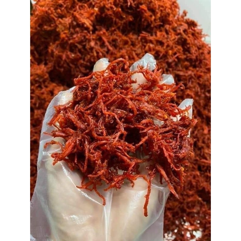 khô bò sợi thơm ngon - hộp 500g
