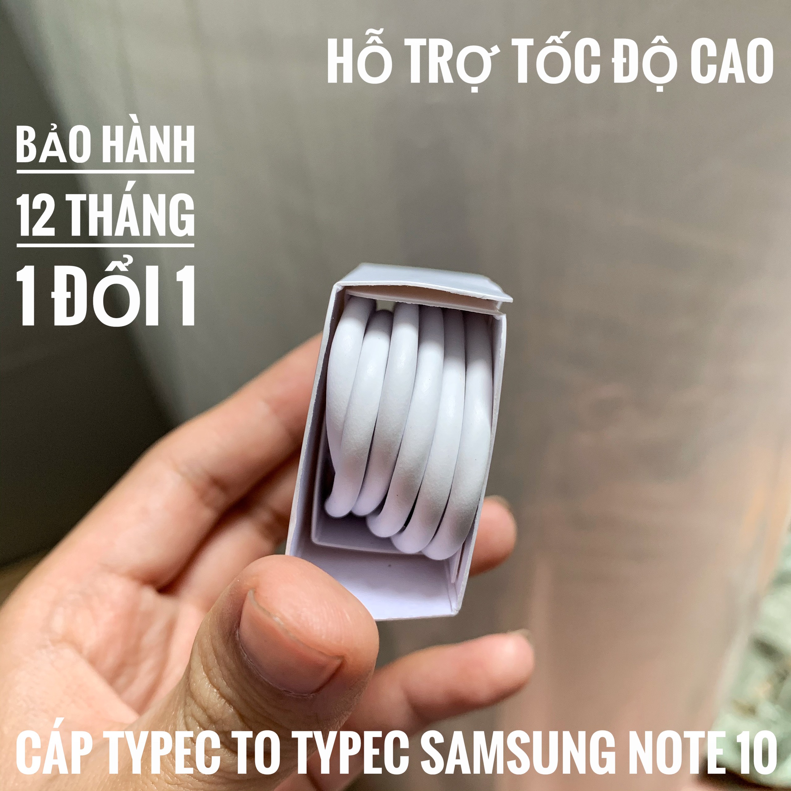 Cáp zin bóc máy TypeC to TypeC cho Samsung Note 10 3A / 5A