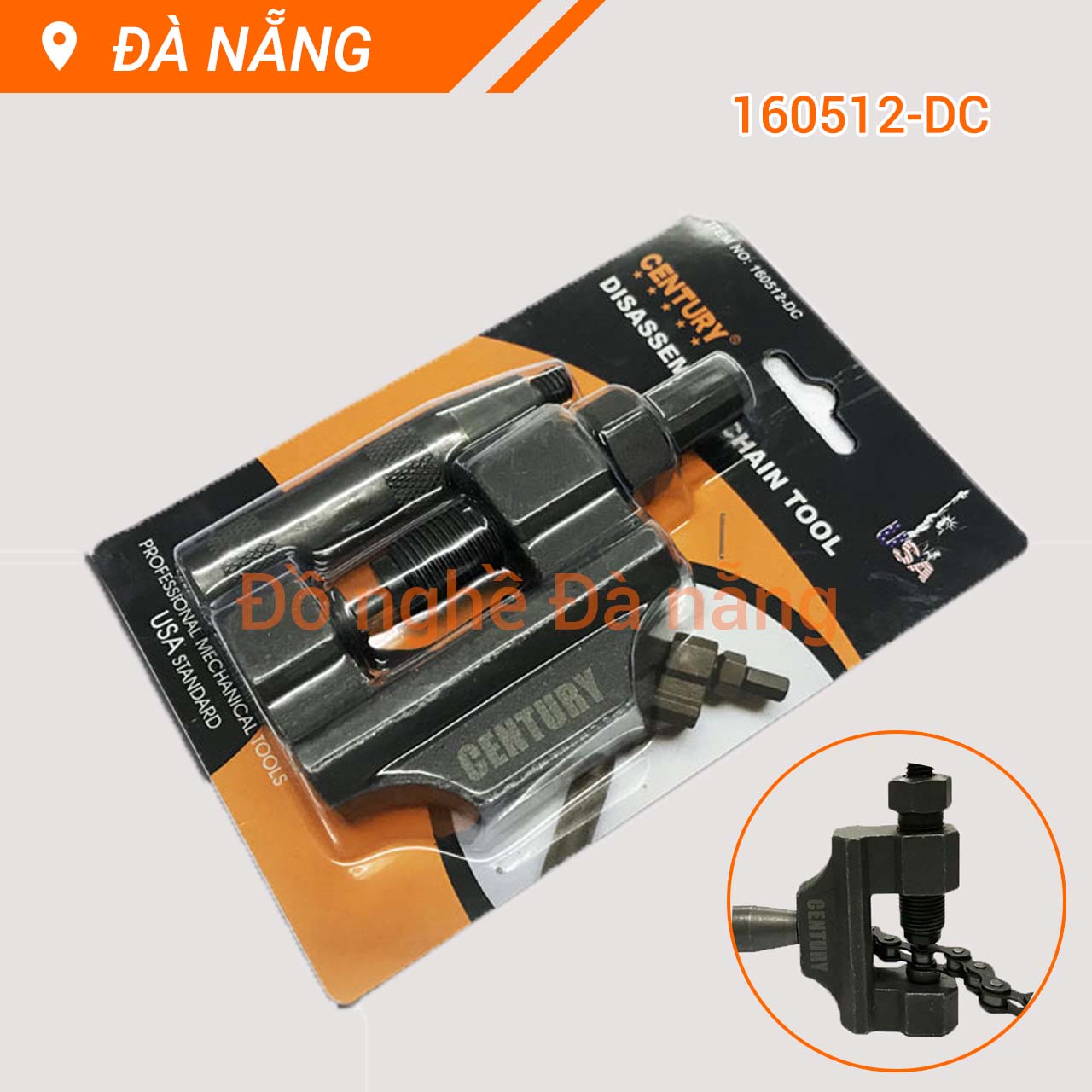 Cảo mắt sến (vam đột xích) xe máy cao cấp Century 160512-DC
