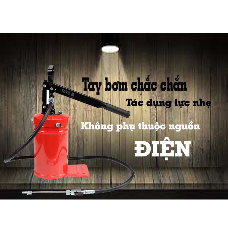 Bơm mỡ bằng tay 4kg Yato YT-07061