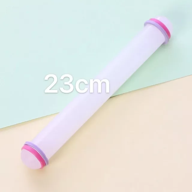 Cây lăn bột nhựa 2 Size (có vòng chia độ dày)
