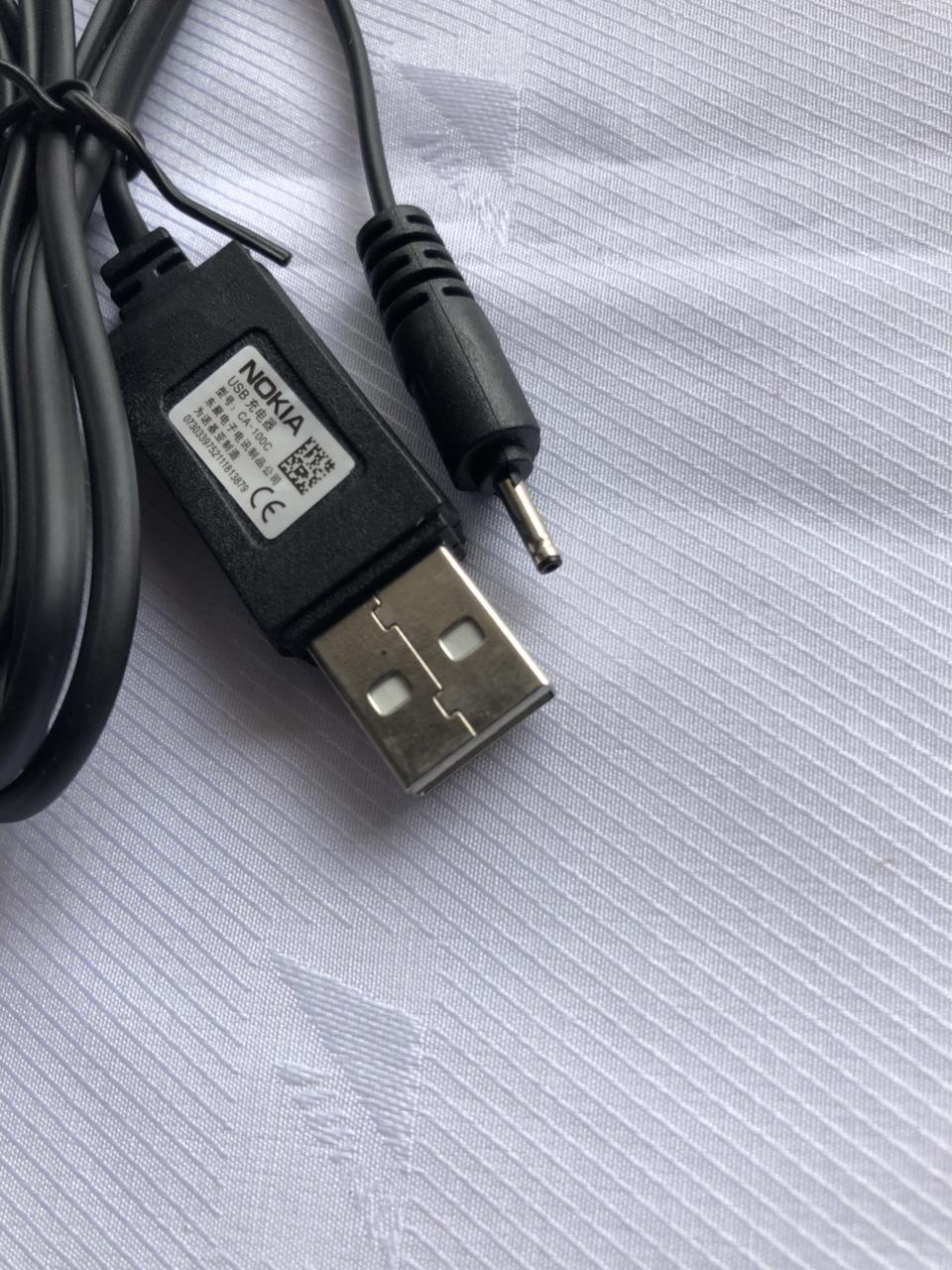 Combo 2 sợi- Dây sạc USB ra chân kim đuôi nhỏ