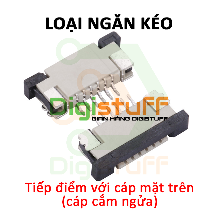 Chân cắm cáp bẹ 0.5mm, đầu cắm cáp chuột cảm ứng hoặc bo nút nguồn laptop