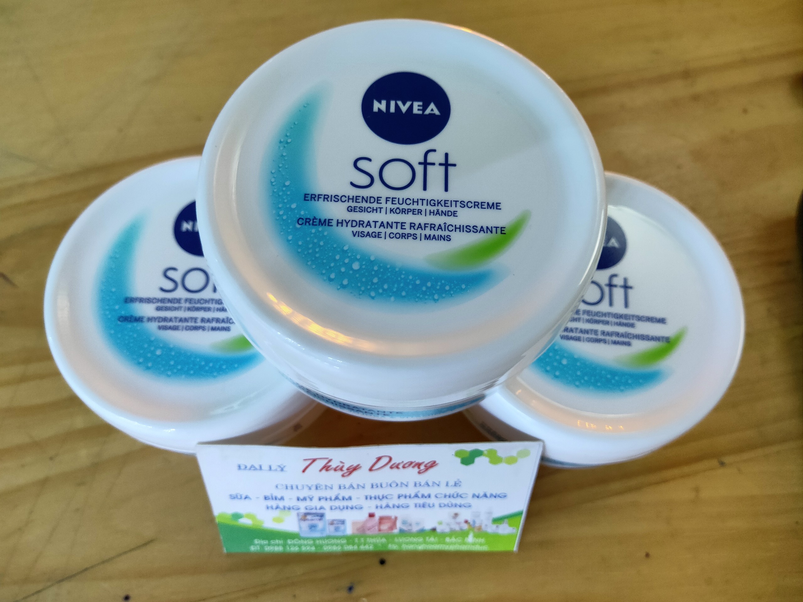 Kem Dưỡng Ẩm Nivea Soft 200ml Hàng Đức