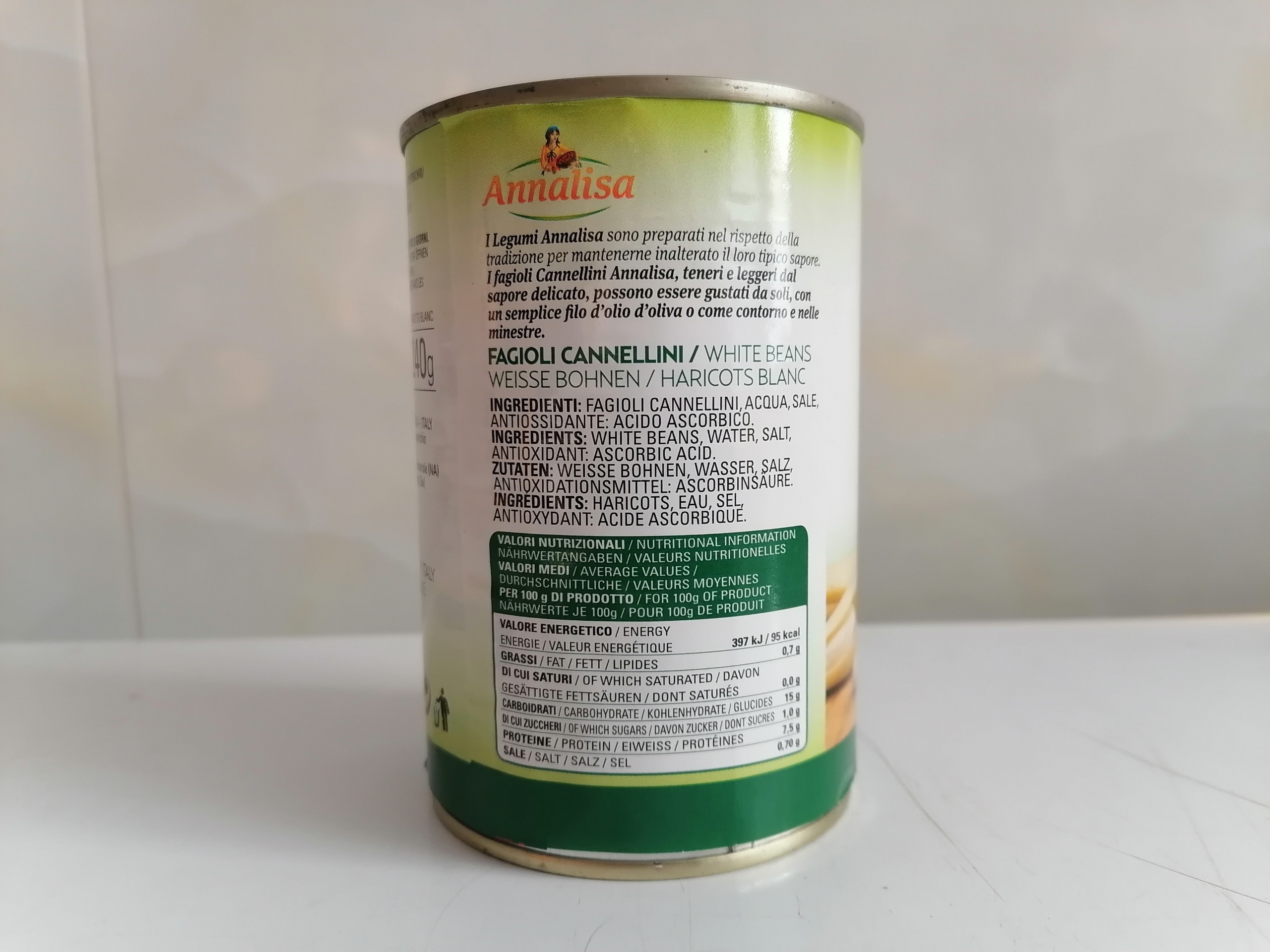 [400g - CANNELLINI] ĐẬU TRẮNG [Italia] ANNALISA White Beans (tgc-hk)