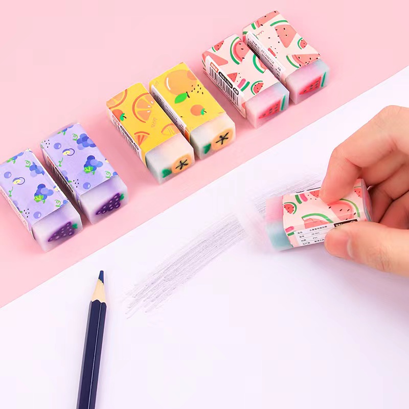 Gôm tẩy hình trái cây thơm nhẹ tẩy bút chì, ục tẩy bút chì Cindyhome Y