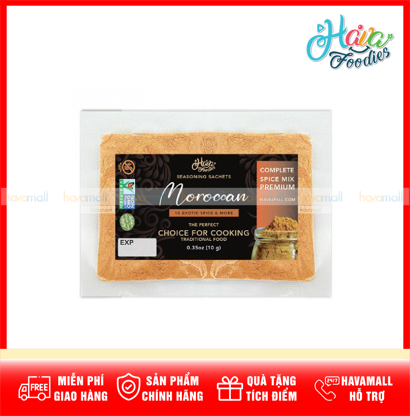Bột Gia Vị Moroccan Havafoodies – Moroccan Seasoning