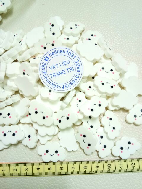 [HCM]Đám Mây Mặt Cười Charm Slime [1 cái ]