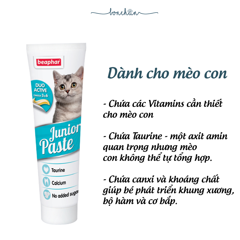 Gel dinh dưỡng Beaphar cho mèo tuýp 100g