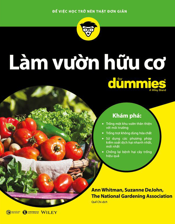 Sách - Làm vườn hữu cơ for Dummies