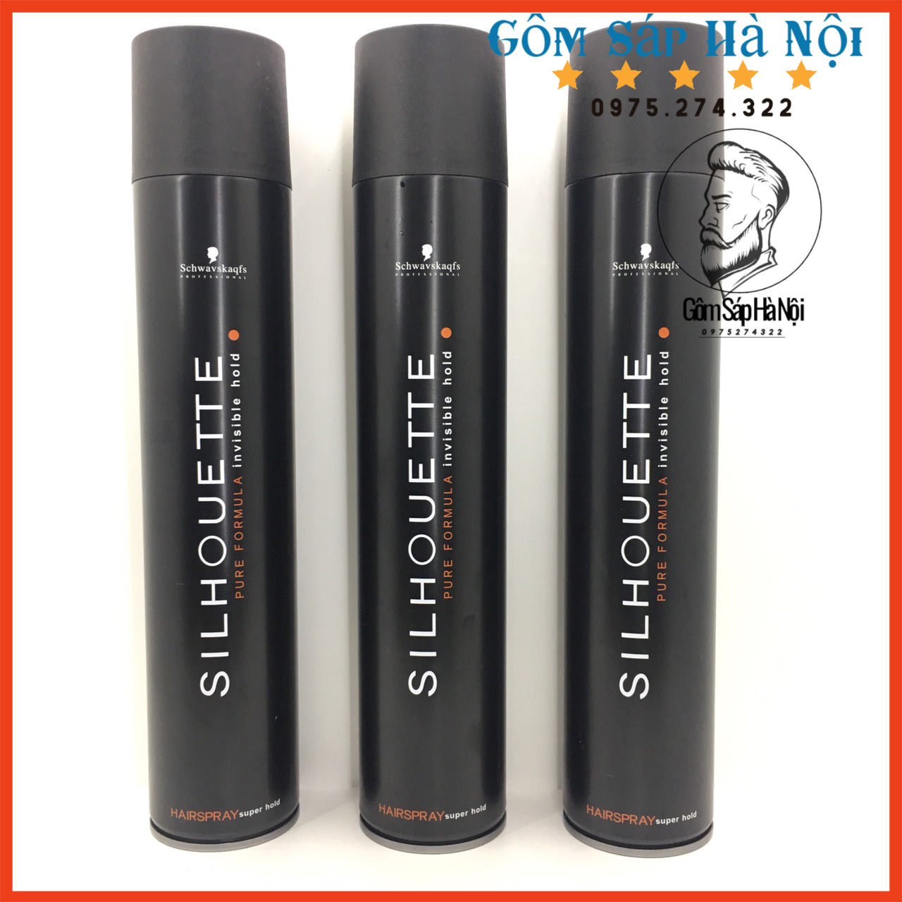 Combo  3 Gôm Xịt Tóc Silhouette 400ML