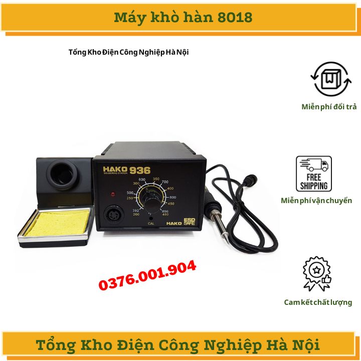 Máy hàn HAKO 936 điều chỉnh nhiệt độ