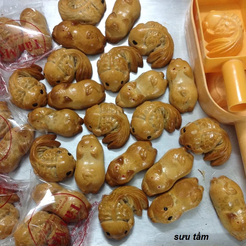 Khuôn trung thu gõ hình heo, lợn 75g