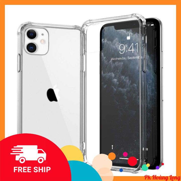[HCM][ĐÃ CÓ 12 PRO MAX] ỐP LƯNG IPHONE TRONG SUỐT CAO CẤP CHỐNG SỐC IPHONE 7 8 7PLUS 8PLUS X XS 11 PRO MAX 12 PRO MAX
