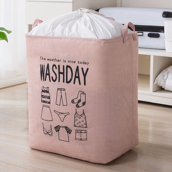 Túi Vải Washday Cỡ Lớn Đựng Chăn, Quần Áo Có Quai Xách, Khung Sắt