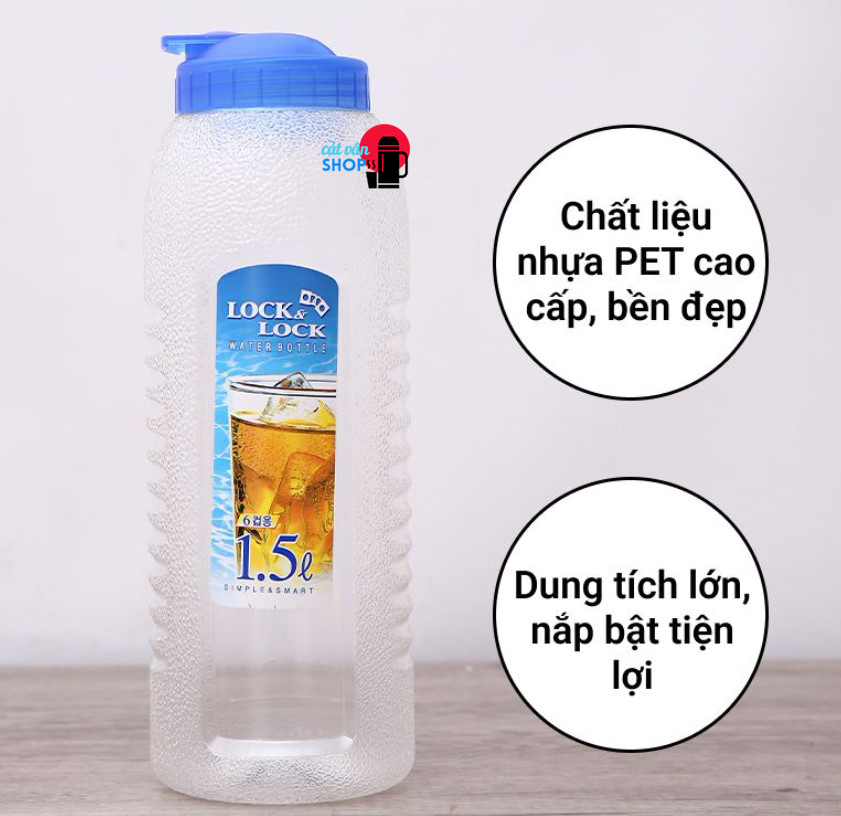 Bình nước Pet Lock&Lock 1.5L HAP731 P00097