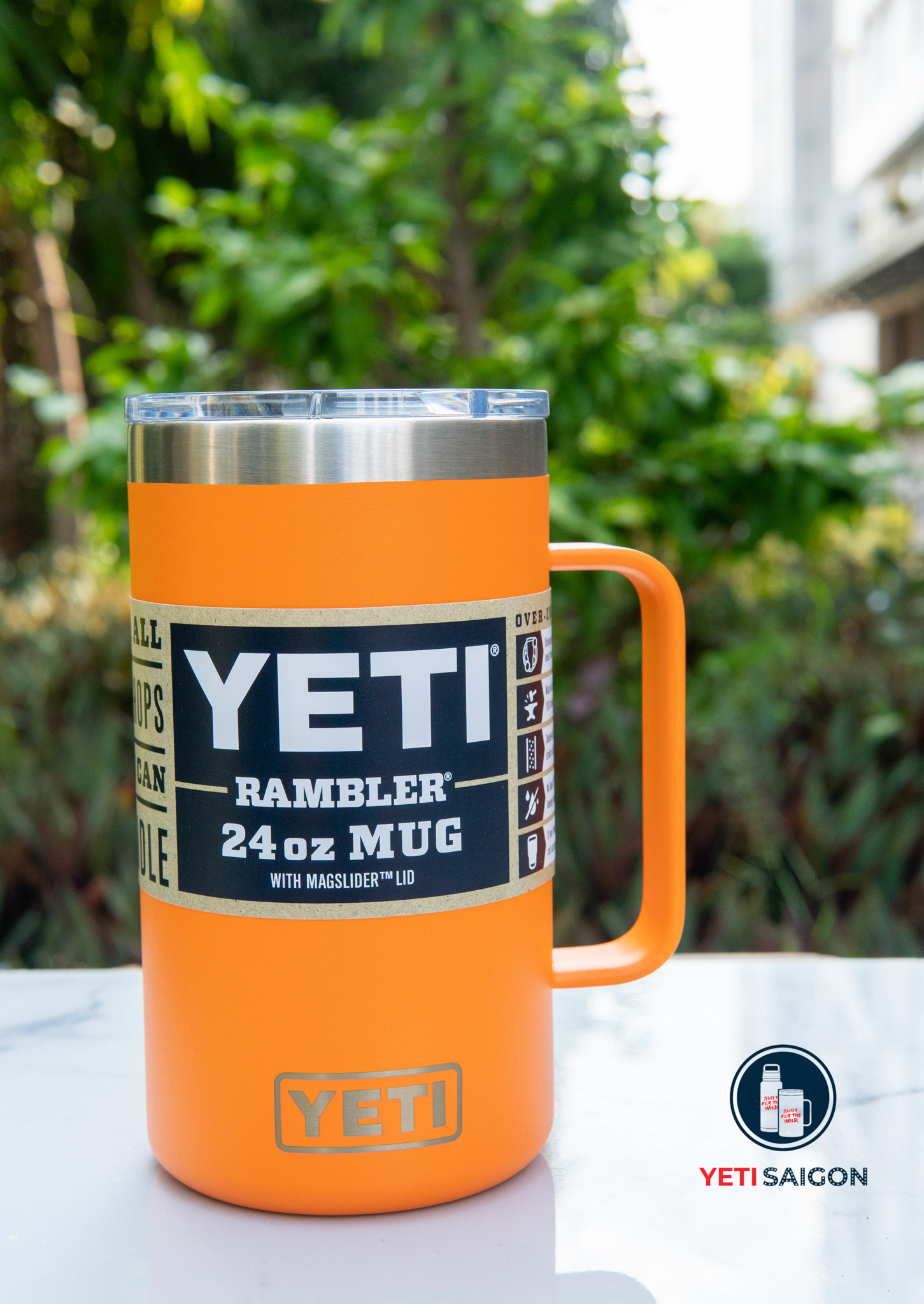 Yeti Rambler 24 Mug YETI Rescue Red 24 Oz RAMBLER MUG With