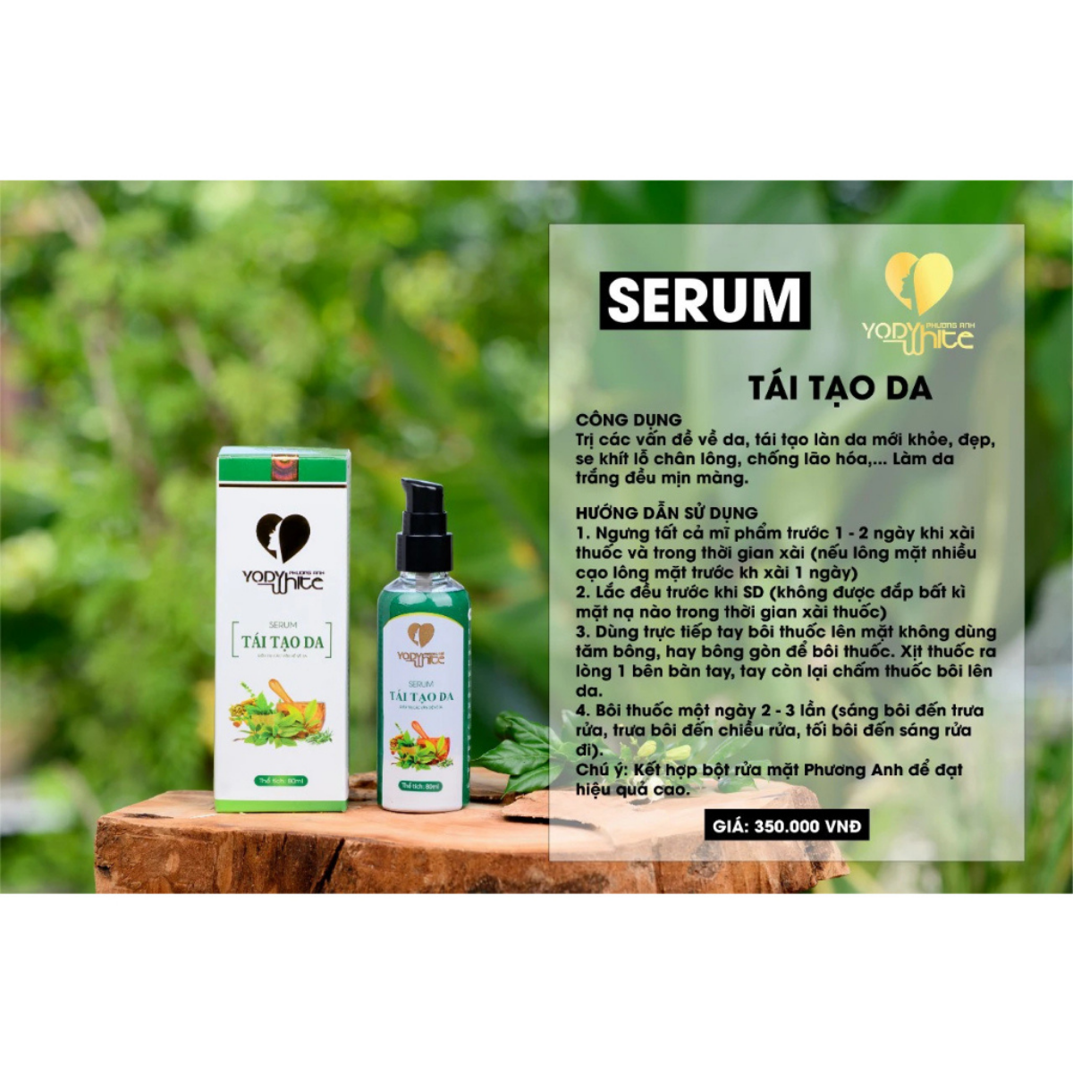 Serum tái tạo Phương Anh 80ml