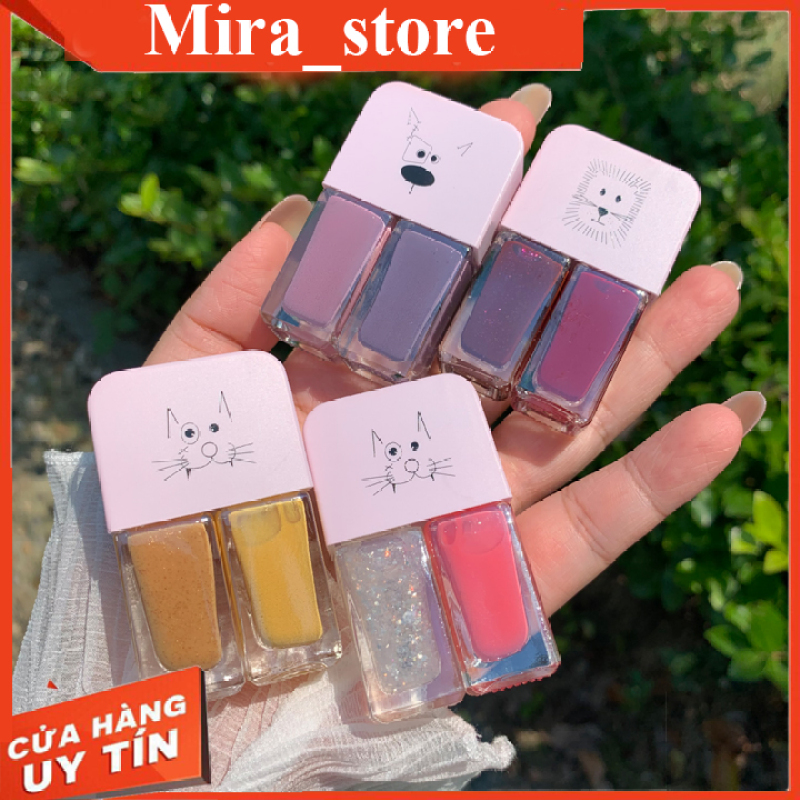 Sơn Móng Tay 2 trong 1 Nhũ lì Fairys Gift nhiều màu lựa chọn giá rẻ