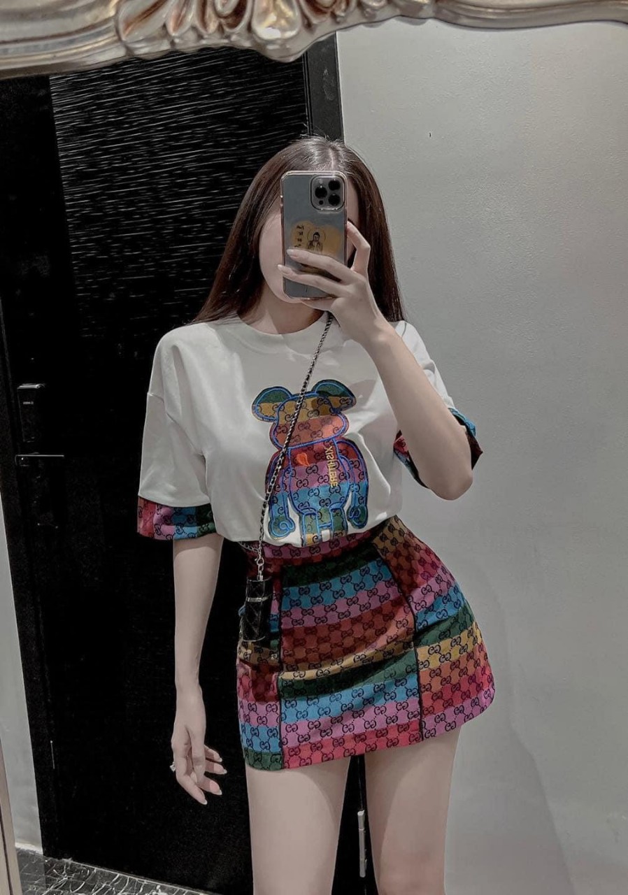 SET ÁO TOP/ VÁY COTTON, KATE BỐ, ĐỦ CÁC SIZE, PHỐI MÀU TRẺ TRUNG/ NĂNG ĐỘNG/ HIỆN ĐẠI, MẶC CỰC XINH UP hhp