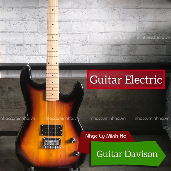 Đàn Guitar điện giá rẻ Davison BB cho người tập chơi lâu dài