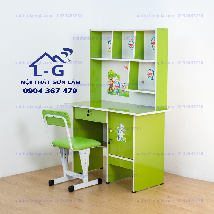 Bàn học sinh ván ép okal xinh xắn cho bé