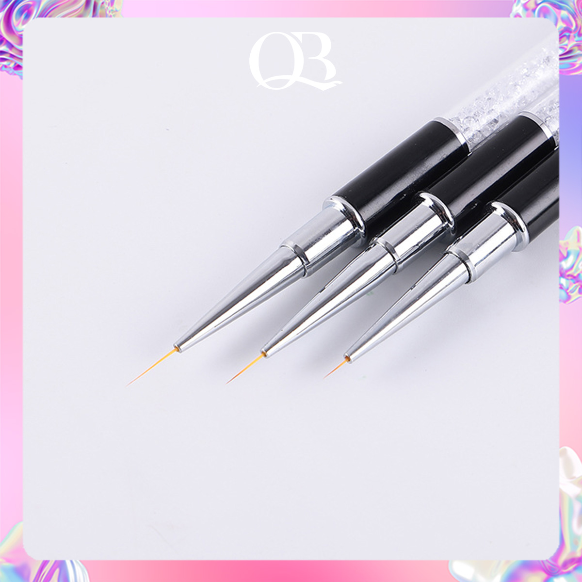 Cọ vẽ móng (cọ tóc) cọ nét cán đá kích cỡ 7mm, 9mm, 11mm tùy chọn