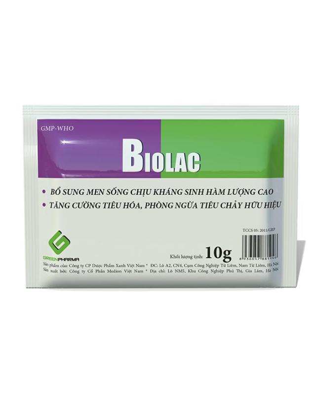 HCM-SP1527 - (một gói 10gr) men tiêu hoá Biolac dùng cho chó mèo biếng ăn-HP10949TC