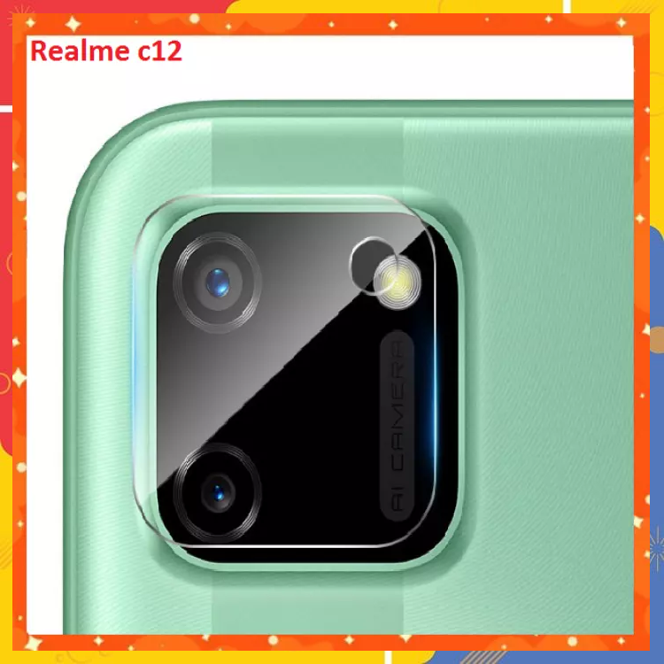 Miếng Dán cường lực nano Bảo Vệ Camera Realme Realme C12
