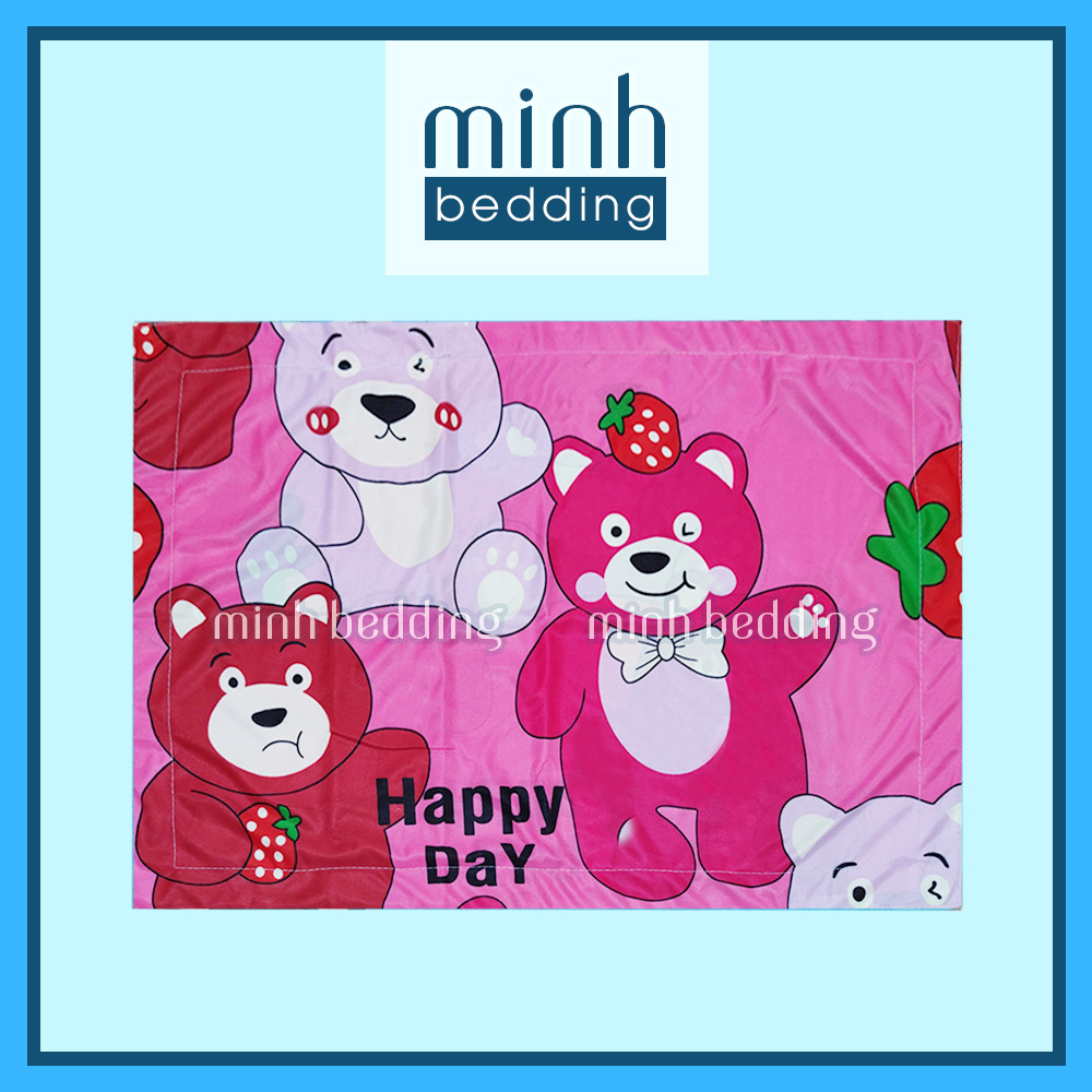Áo gối thun lạnh 40x60cm Minh Bedding không khoá kéo, siêu mềm mát