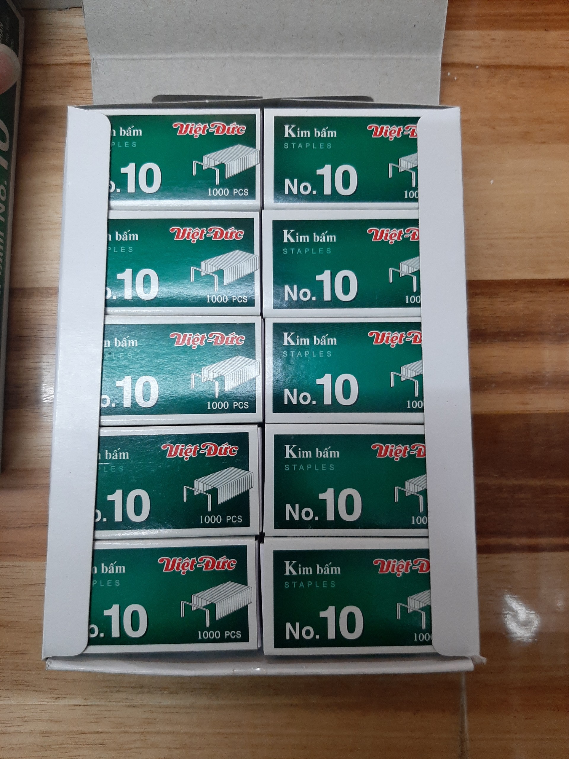 [HCM]Combo 20 Hộp Kim Bấm No.10 Việt Đức