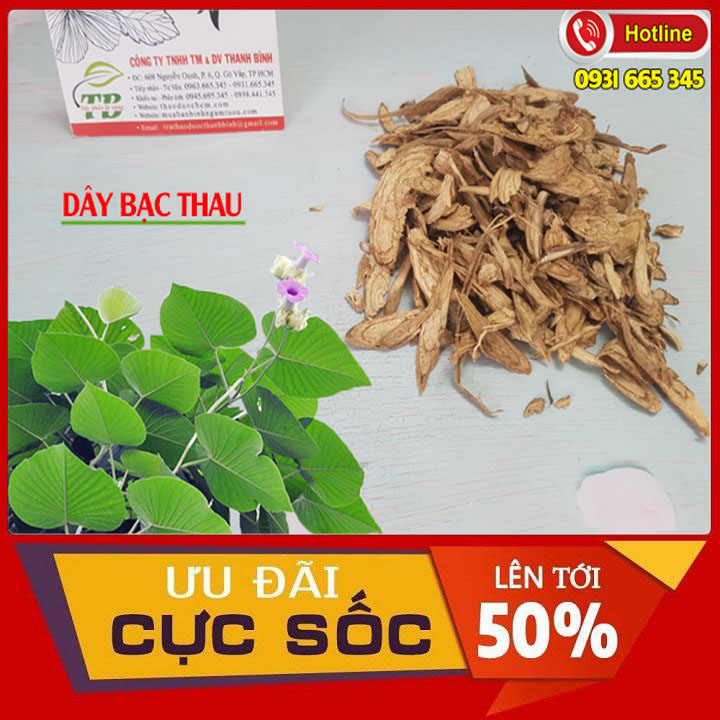 Dây bạc thau khô loại đặc biệt 500g hàng cty - dược liệu thanh bình
