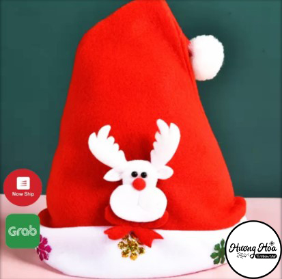 Mũ ông già Noel có đèn led